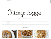 Tablet Screenshot of chicagojogger.com